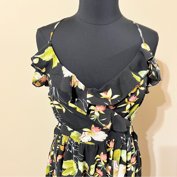 ASOS Floral Ruffle Dress - Picture 2 of 8